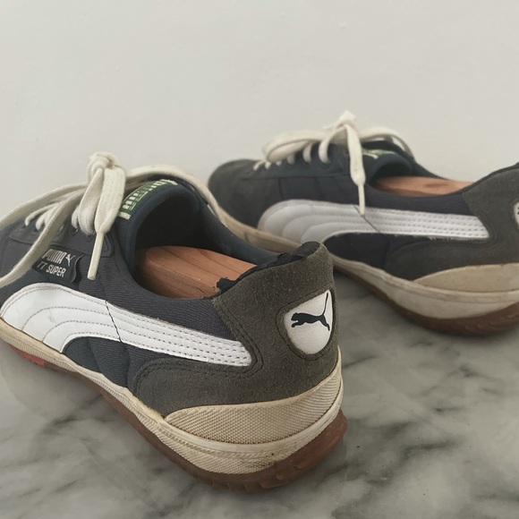 Blue Suede Classic Pumas - Picture 7 of 7